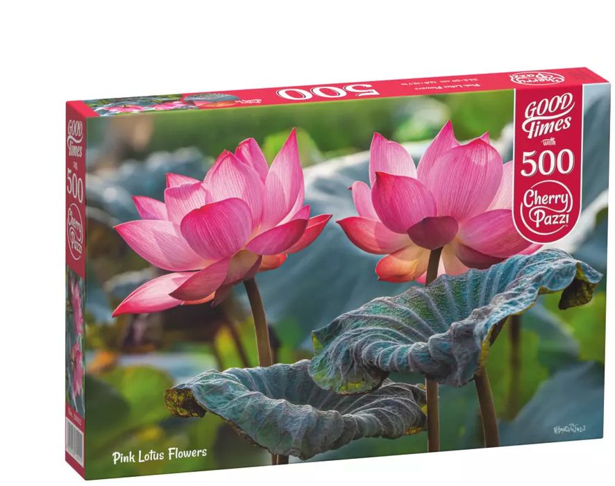 Puzzle 500 elementów. Różowe kwiaty lotosu 20012. CherryPazzi