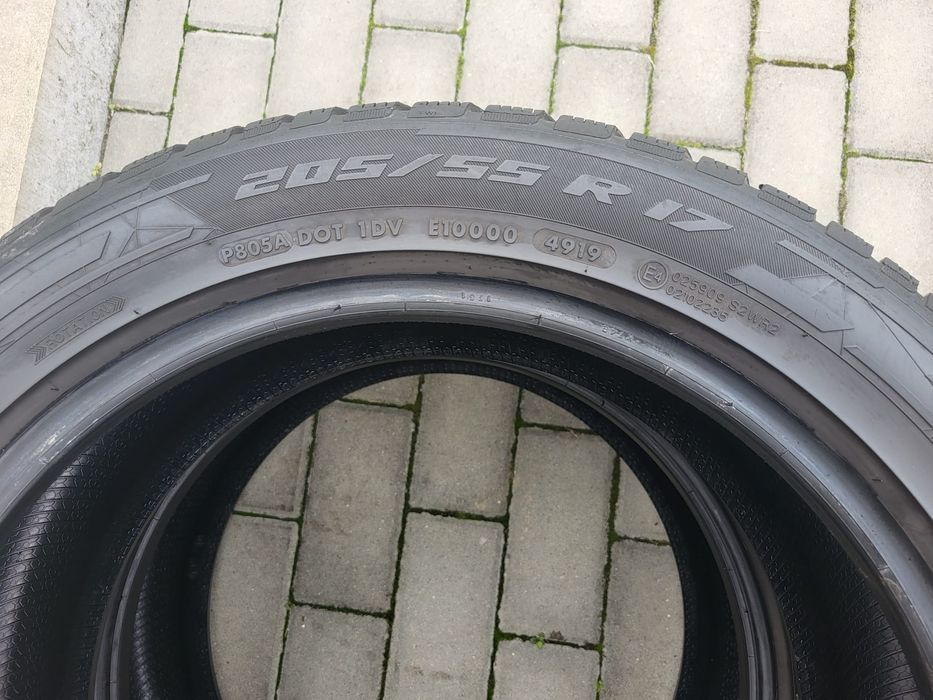 4x Opony Zimowe 205/55/17 Apollo Aspire XP Winter Bieżnik 7mm