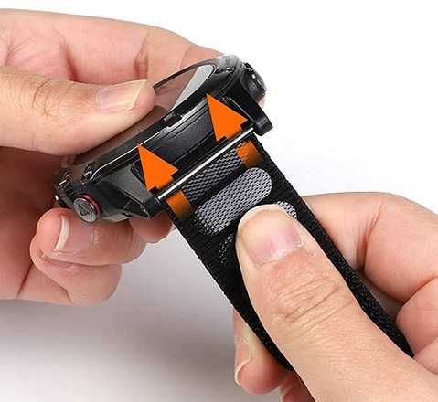 Pasek do zegarka Garmin 26mm nylonowy na rzepy