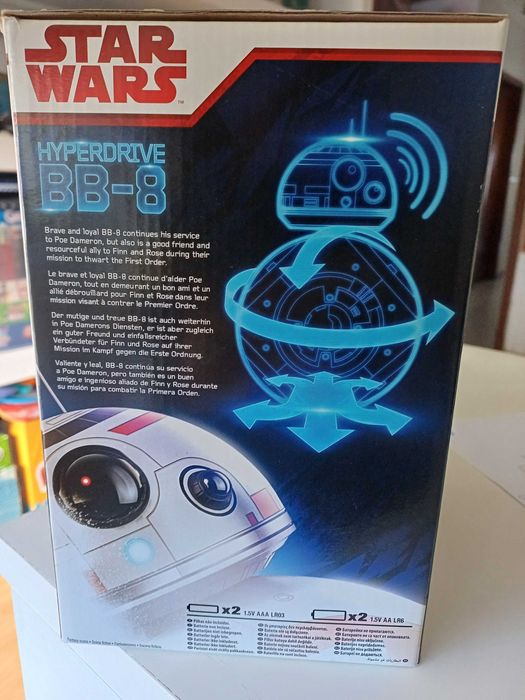 BB-8 star wars na caixa