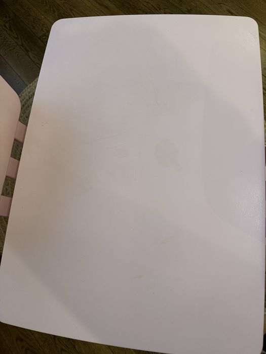 Стол розовый детский и стулья ikea mamut