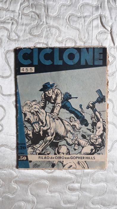 Livro Banda desenhada Ciclone
