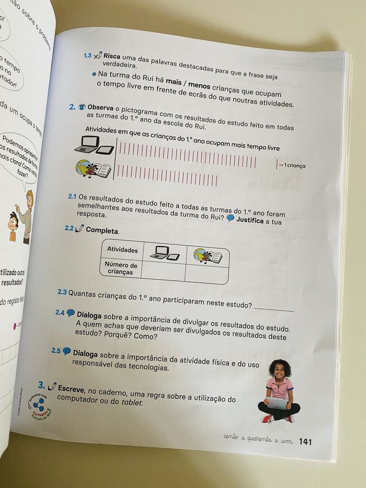 VAMOS aprender Matemática - 1.º Ano Escolar