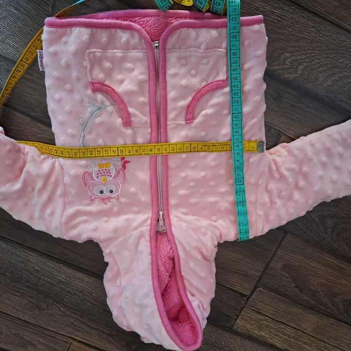 Bluza/kurteczka minky+polarek 80/86