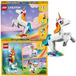 Okazja zabawka LEGO Creator 3 w 1 magiczny jednorożec