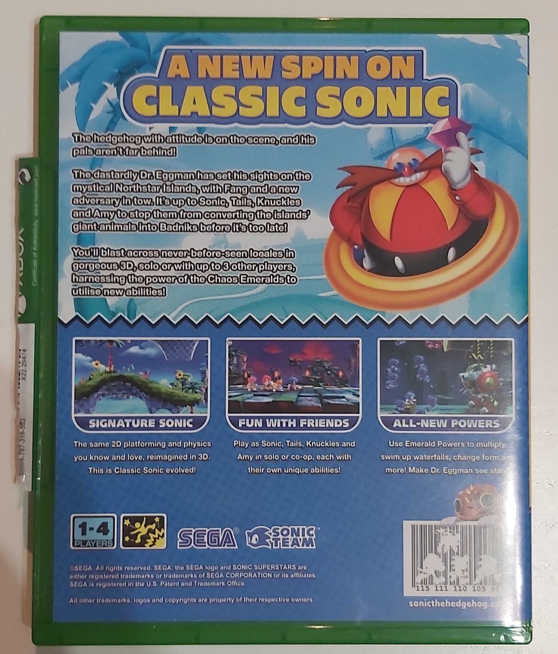 Sonic Superstars (Como Novo) (Xbox One/Series X)
