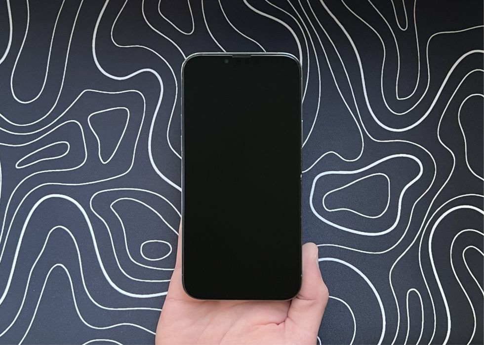 Отличный iPhone 13 PRO MAX 128 гб - 97% АКБ - NEVERLOCK - SIERRA BLUE