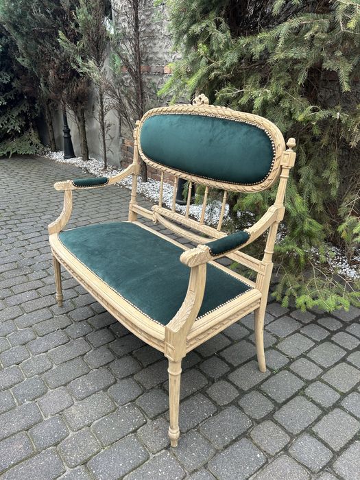 Antyczna Sofa Kanpa Ławka Ludwik Fotel Antyk Po Renowacji Uniakt !
