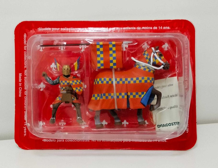 Figura Medieval DeAgostini Cavaleiros Coleção - Estado Novo Selado