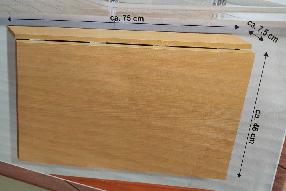 Mesa Rebativel- Montagem na Parede - Nova