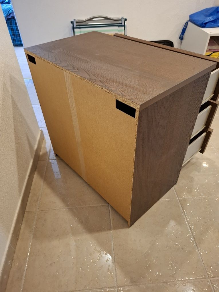 MALM IKEA cómoda com 3 gavetas