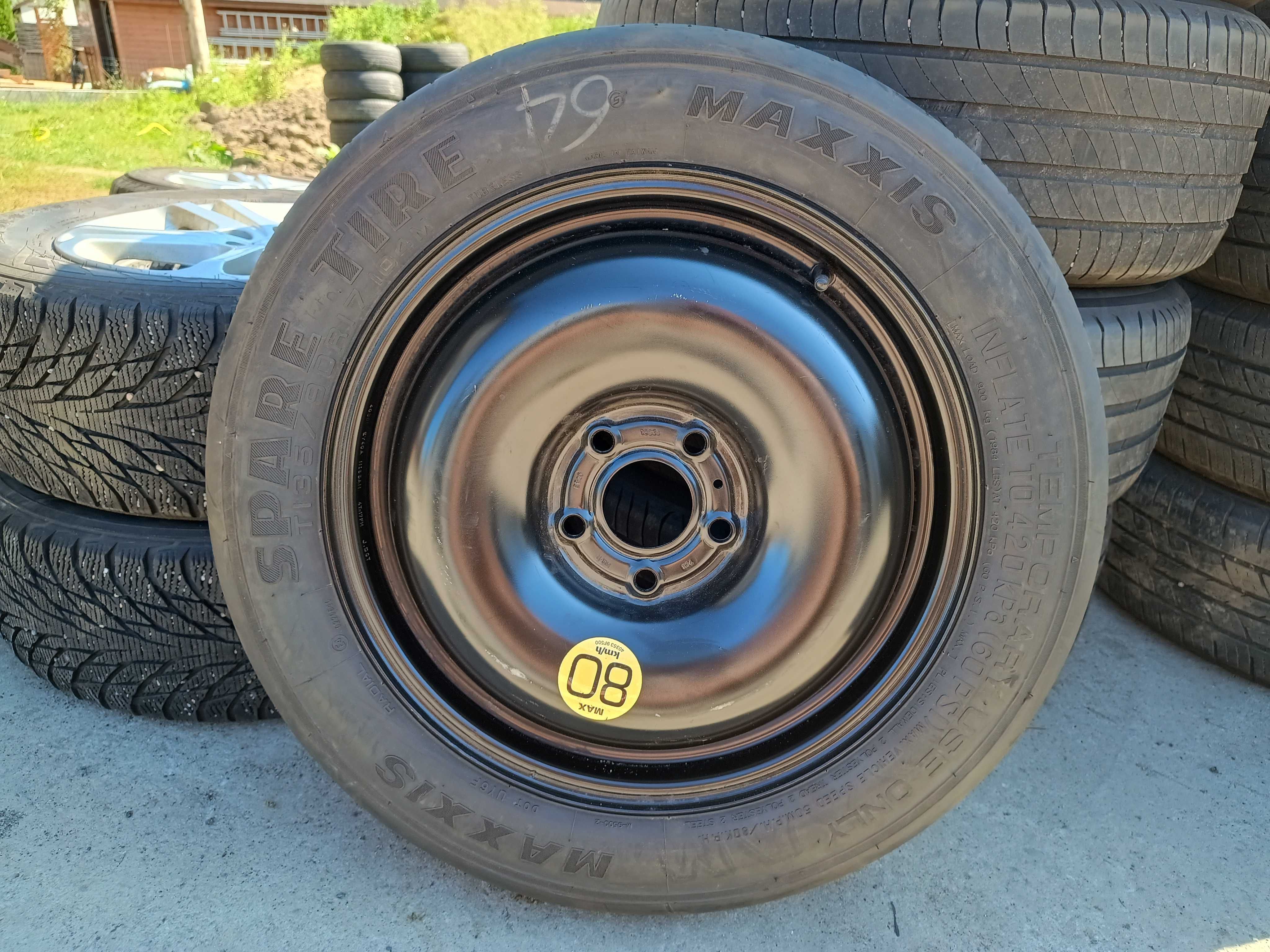 Koło dojazdowe 17'' 5x114'3 Nissan, Renault