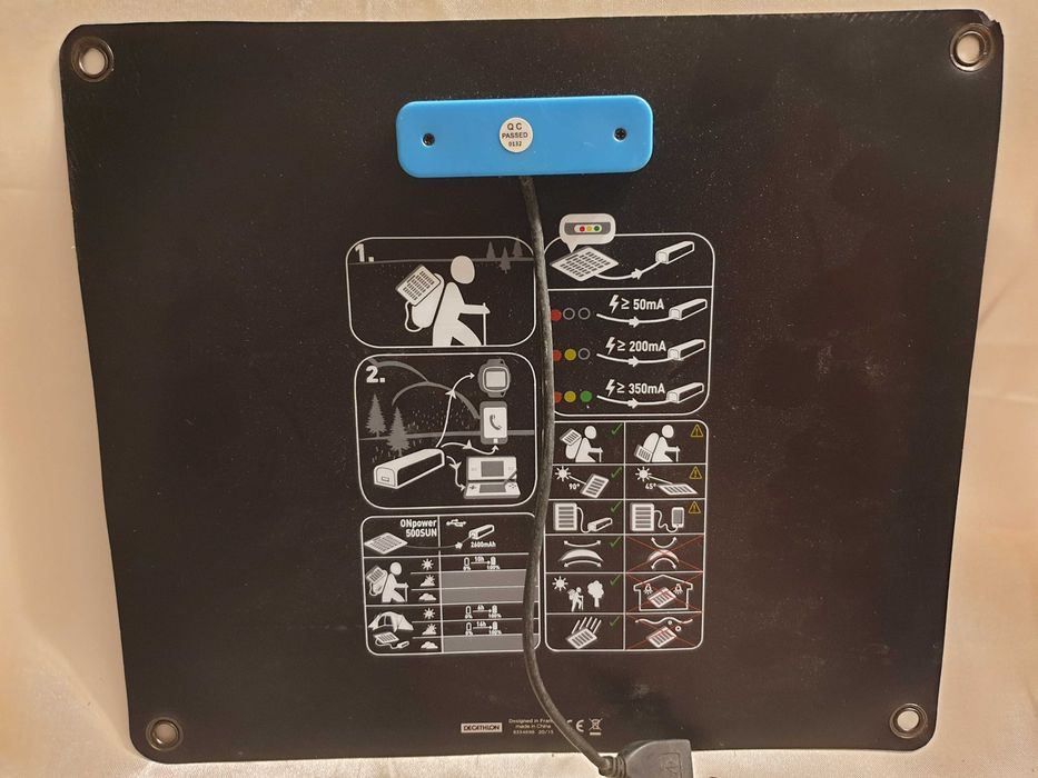 Painel Solar Portátil para carregar Powerbanks