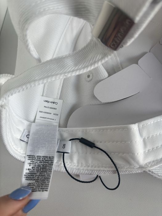 Czapka z daszkiem Calvin Klein nowa z metką biała