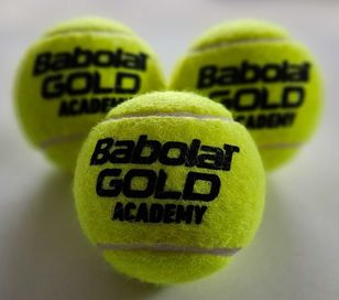 Piłki tenisowe babolat gold academy (3 sztuki)