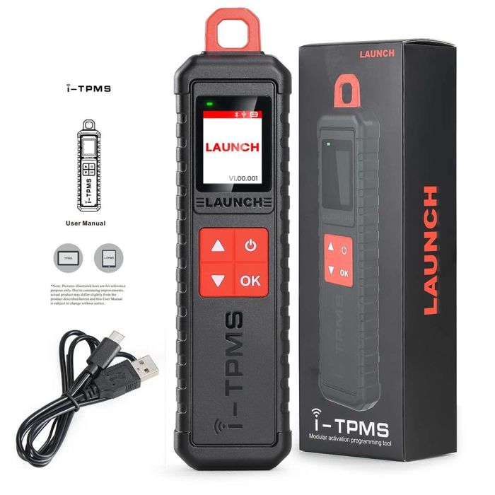 Launch X431 i-TPMS + 4 Válvulas TPMS – Leitor e Programador de Válvula