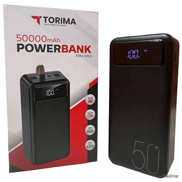 Портативный аккумулятор Power Bank 50000 mAh Torima TRM-1050 Акция!