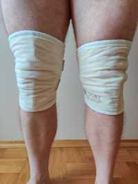 nakolanniki, ochraniacze na kolana na reumatyzm, wełna, Woolmark