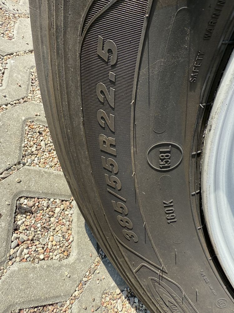 Koła przyczapa rolnicza/ przyczepa HL 385/55r22.5 8-otworów