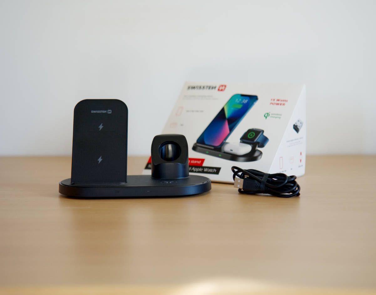Carregador sem fios para iPhone, Airpods e Apple Watch | 15W | NOVO