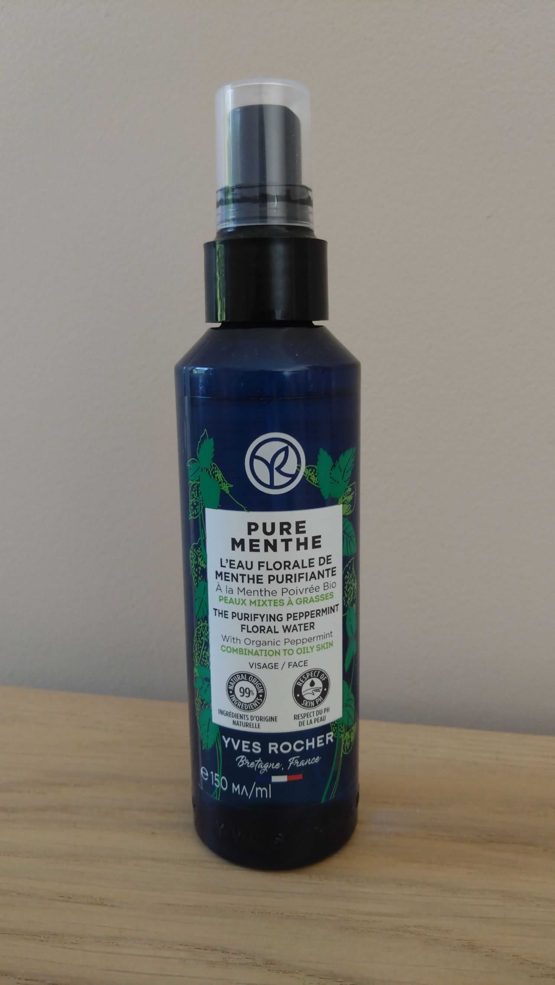 Yves Rocher Woda kwiatowa oczyszczająca z miętą pieprzową Pure Menthe