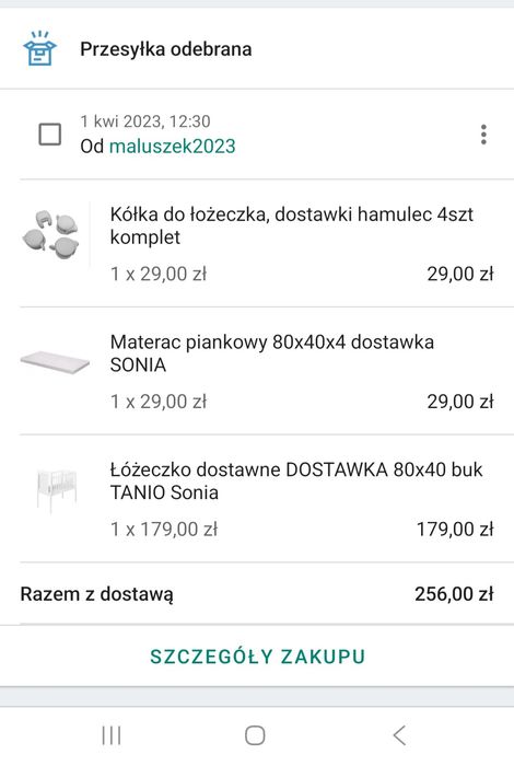 Łóżeczko małe na kółkach  dostawka