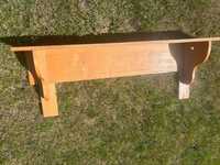Półka zawieszana drewniana 131,5cm