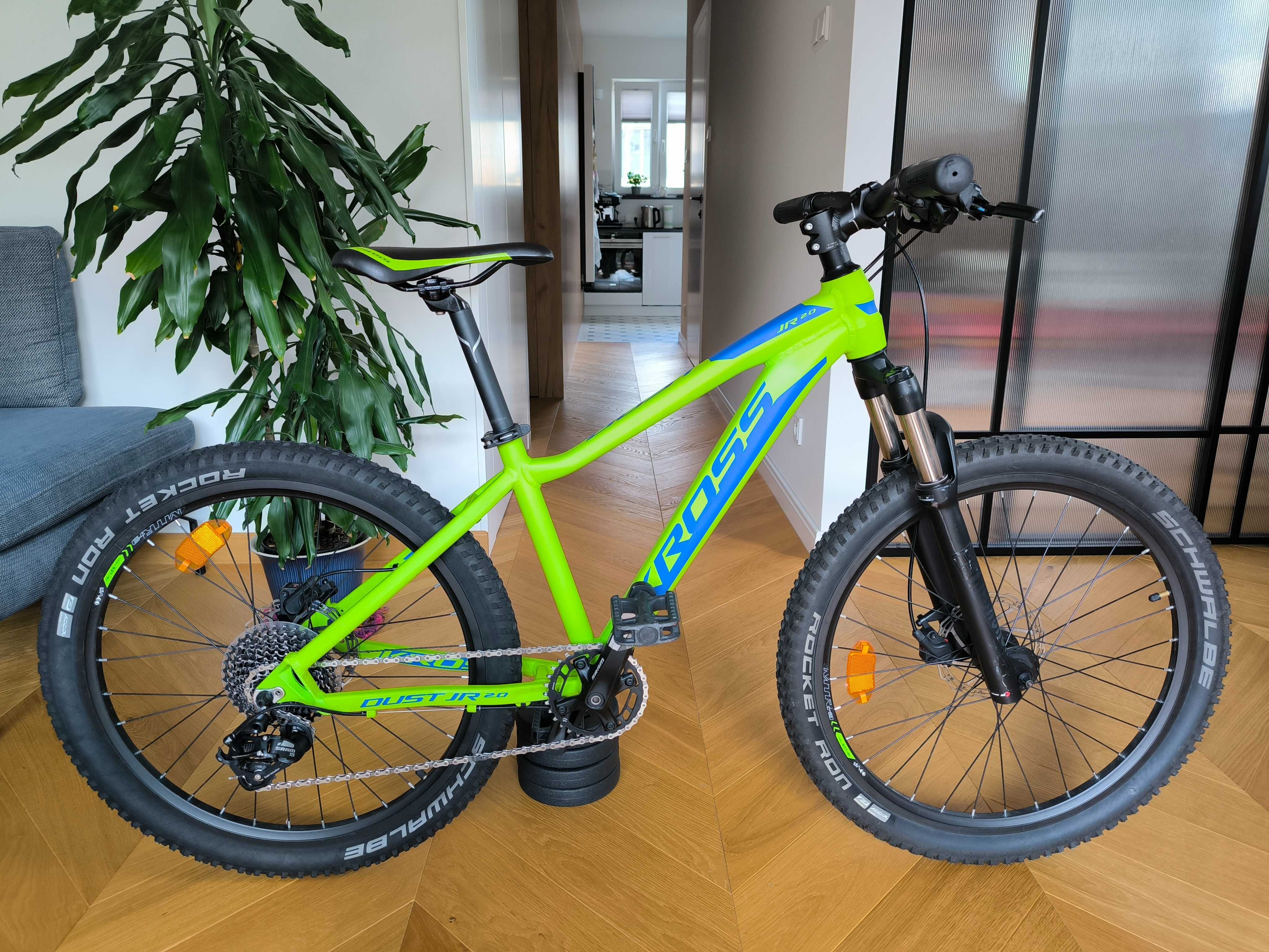 Rower Kross Dust JR 2.0 - 24 cale, hydraulika, RockShox, SRAM NX