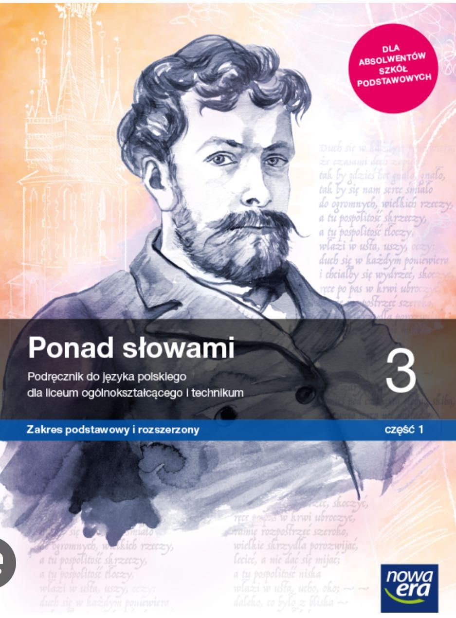 Ponad słowami 3 podręcznik od polskiego zdjęcie