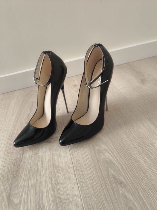 Szpilki czarne 17 cm