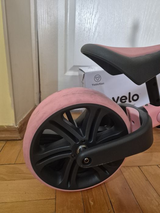 Біговел, рожевий для діток від 18м. YVolution  Yvelo Junior