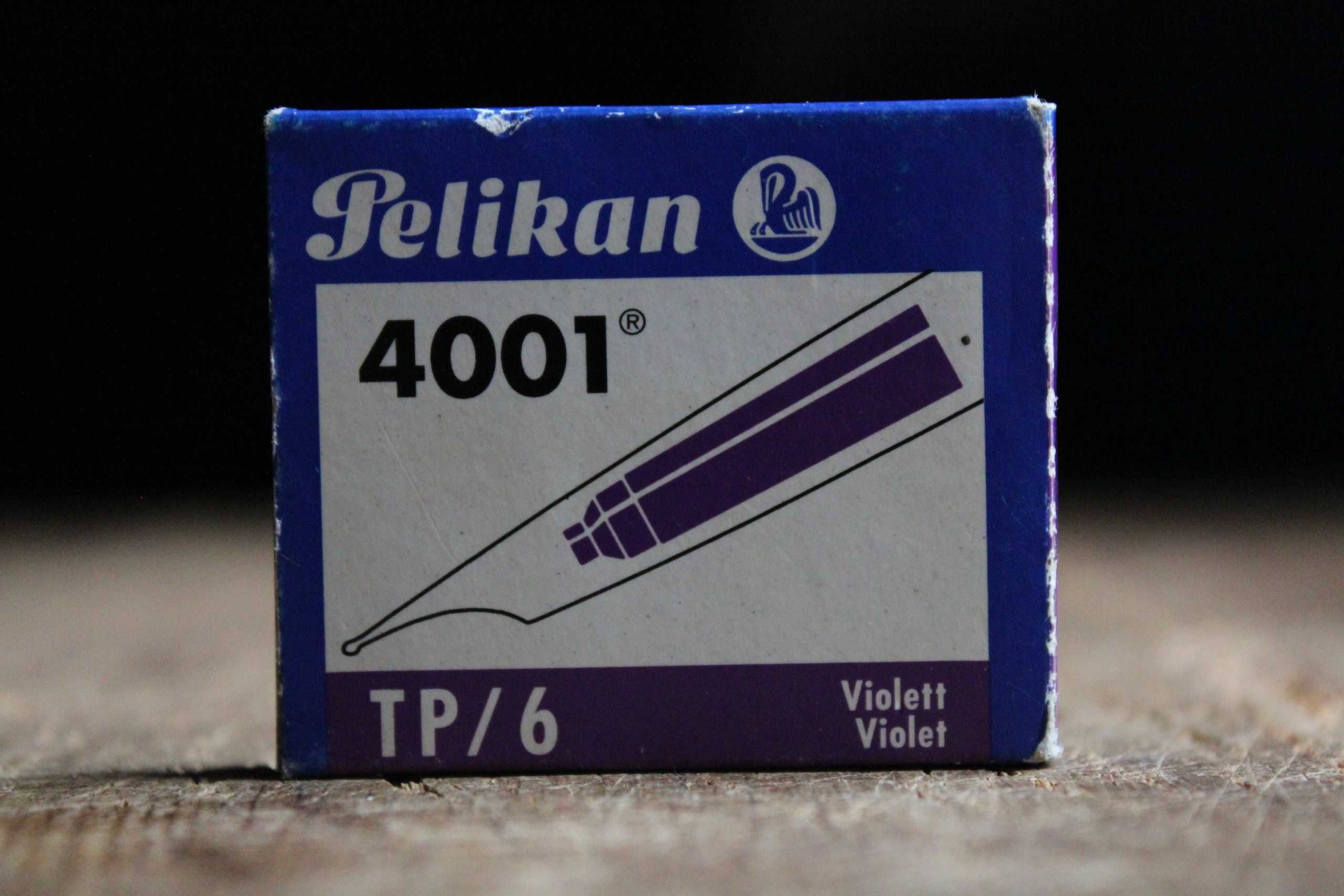 Набор Чернильных Картриджей Коротких Pelikan 4001 Violet Фиолетовые