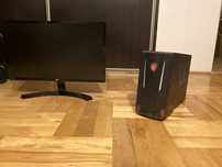 Komputer msi wraz z sprzetem wymaganym do uzytku