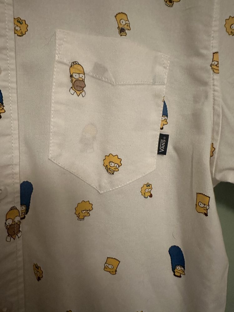 Camisa Simpsons X Vans