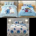 Capa de edredao / Lençol de cama -Disney Stitch tourist / Stitch natal