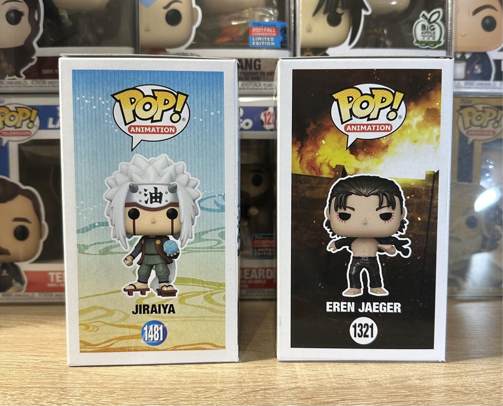 Funko Pop Naruto Фанко Атака титанов Эрен Наруто Джирайя Jiraiya