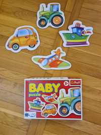 Baby puzzle pojazdy Trefl 2-4 elementy wiek 2+