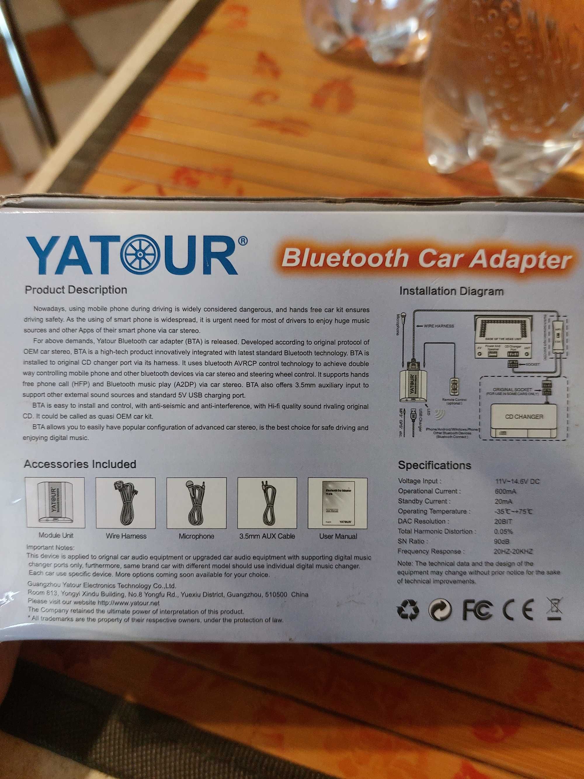 Адаптер, Bluetooth mazda 6 gg