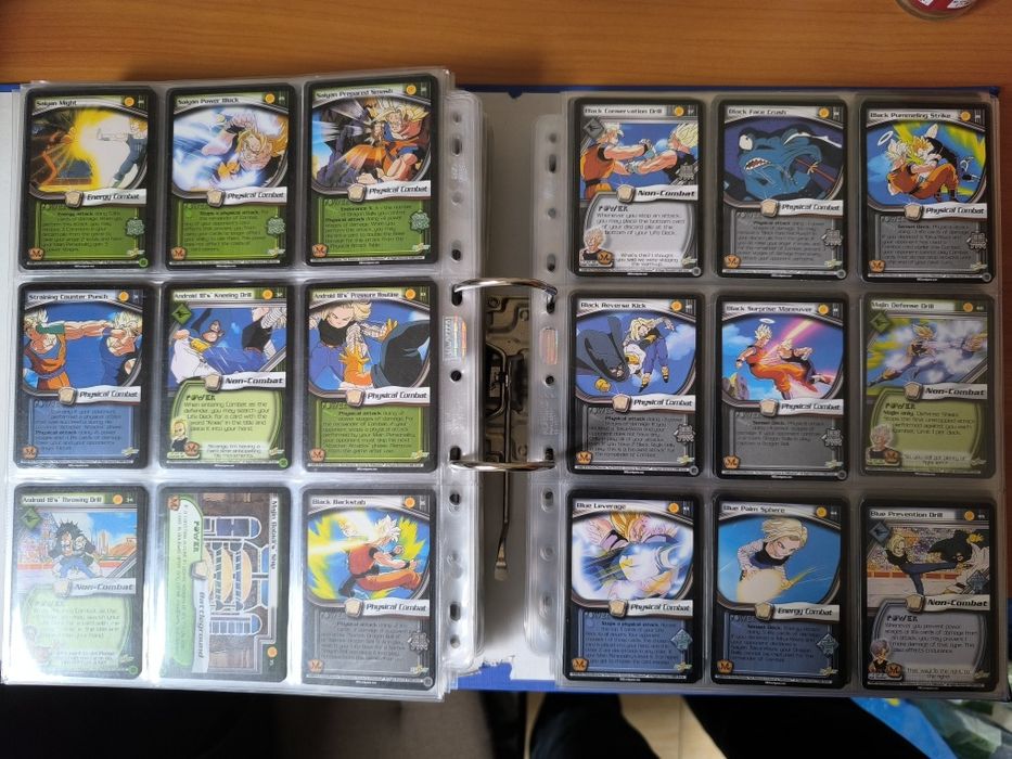 Karty Dragon Ball Z CCG SCORE niemal kompletna Babidi saga 1-121