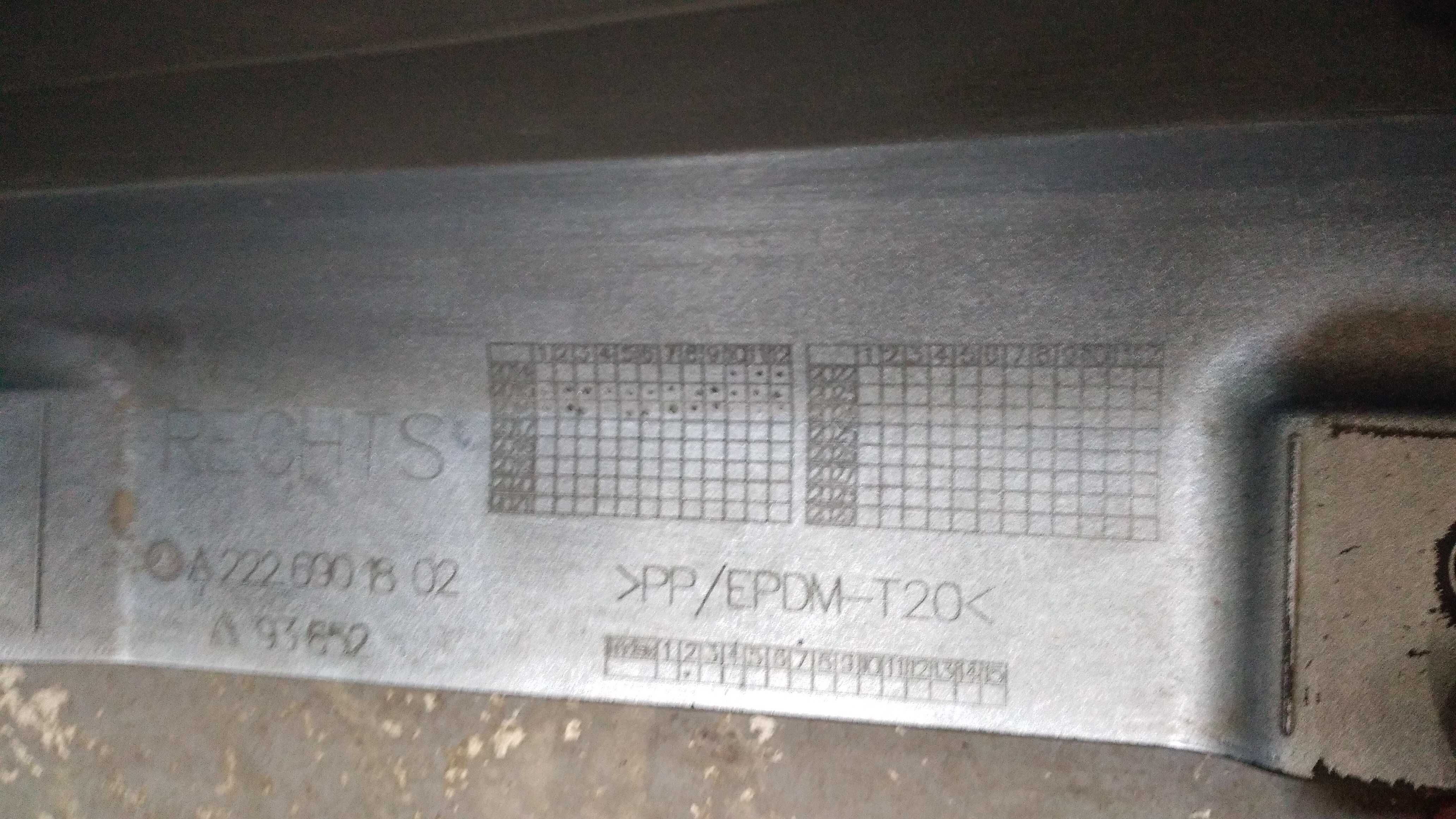 Mercedes w222 Long S listwa progowa prawa