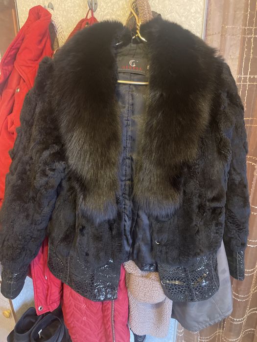 Шубка натуральный мех кролик