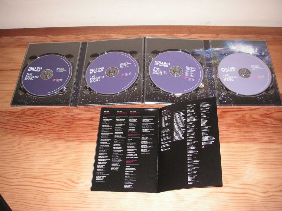 DVD Rolling Stones - The Biggest Bang World Tour Concert - Caixa 4 Dvd
