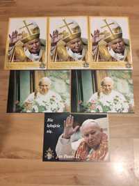 Pocztówki A4 z papieżem. Grube kartki.