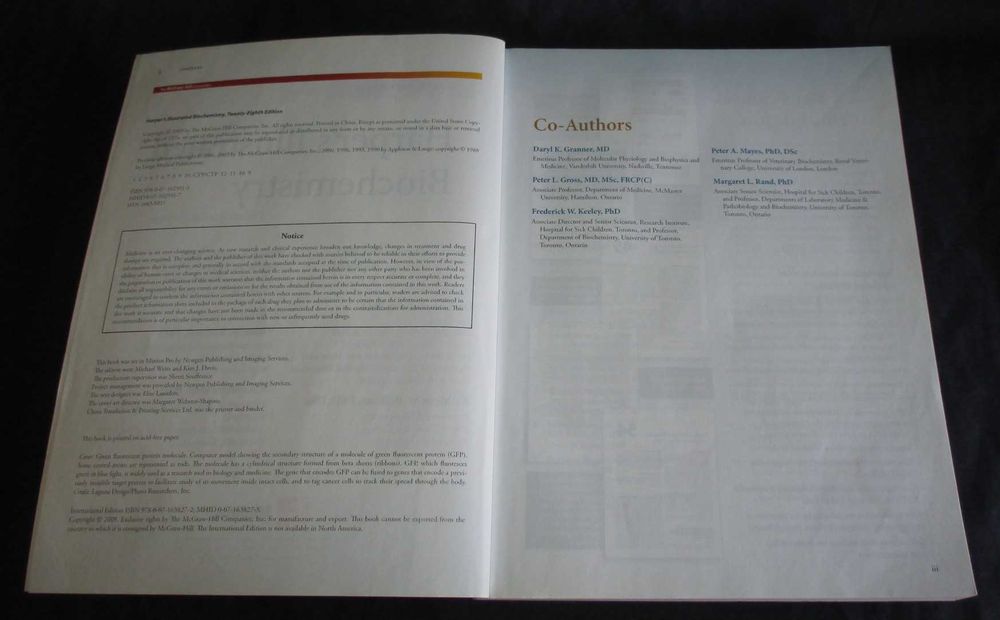 Livro Harper's Illustrated Biochemistry 28th Edition
