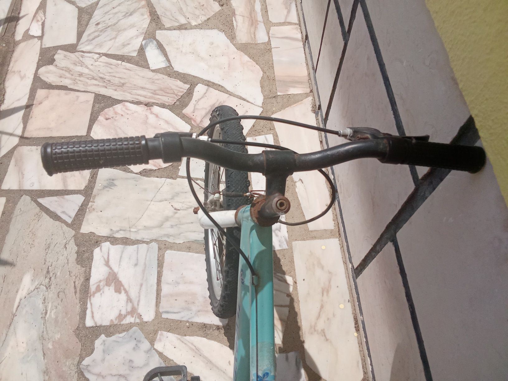 Bicicleta pequena não tem defeitos