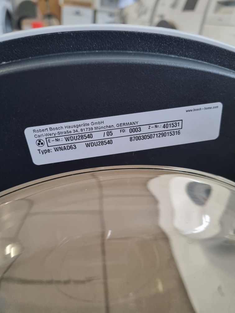 Pralko-suszarka BOSCH WDU28540 serie 6
