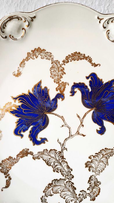 Большое фарфоровое блюдо Германия