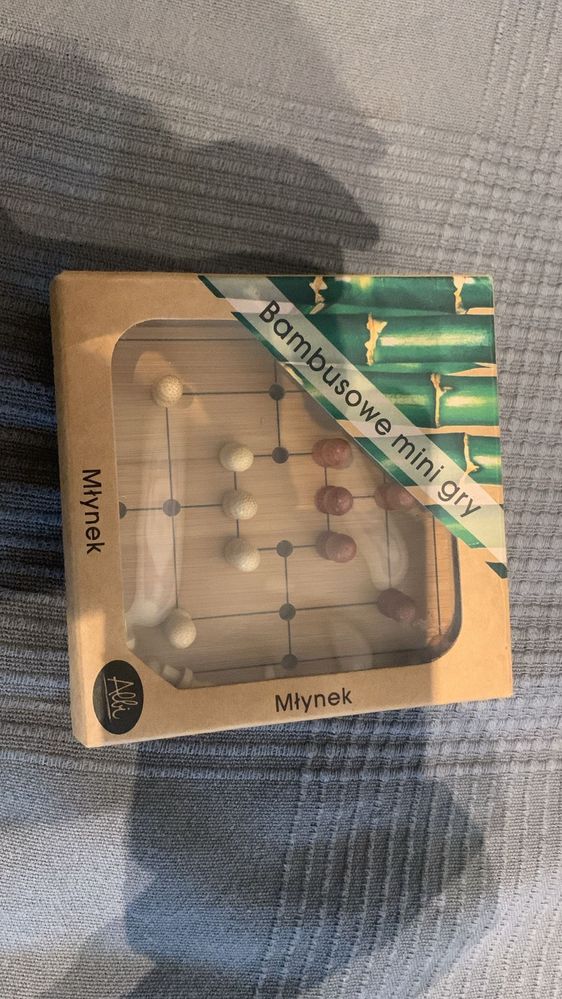 Bambusowe mini gry młynek