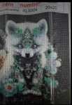 Diamentowy haft Wilczek diamond painting