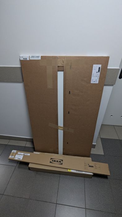 Biały stół biurko IKEA 125x75
